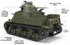 Miniart 1/35 Армия США M3 Lee Поздняя модель Пластиковая модель-конструктор MA35214