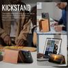RFID-защищенная сумка-кошелек из ПУ-кожи Магнитные кард-кейсы для всех функций Magsafe Чехол-подставка из ПУ-кожи для карт для мужчин и женщин