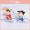 Милые фигурки-сюрпризы из серии Crayon Shin-chan, очаровательные ПВХ-игрушки на школьную тематику