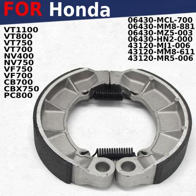 Задние тормозные колодки для Honda VT1100 VT800 VT750 VT700 NV400 NV750 VF750 VF700 CB700 CBX750 PC800 C C2 Shadow Magna Задние тормозные колодки