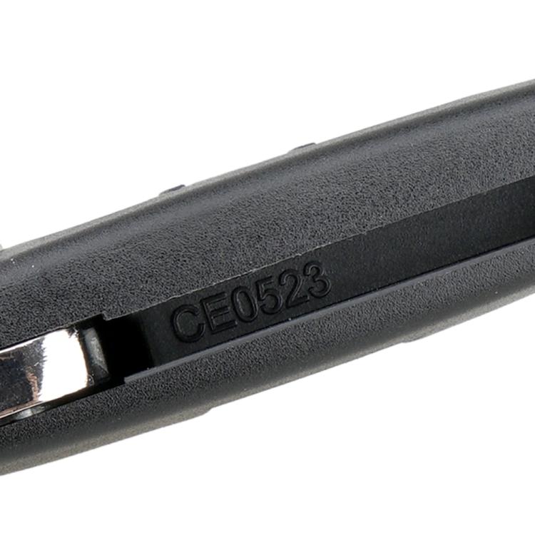 Car 3-button Folding Key Shell Remote Control Case with Slot without Holder for Peugeot / Citroen