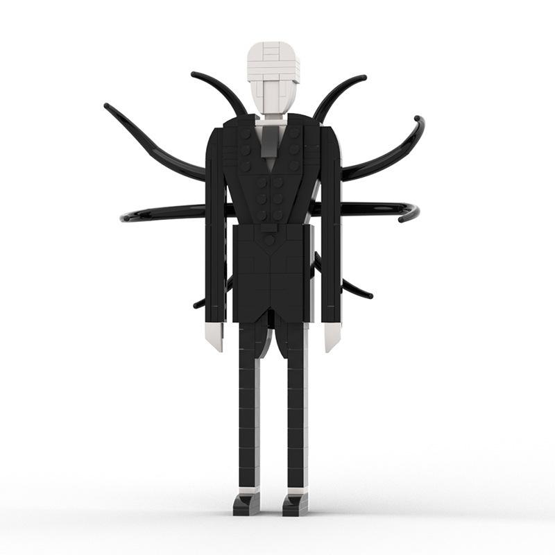 Серия игр-конструкторов MOC Slender Man Игровые персонажи Детский DIY Конструктор