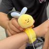 Simulation Slap Bracelet Series Wrist Style Little Bee Plush Wrist Band  Christmas Toy