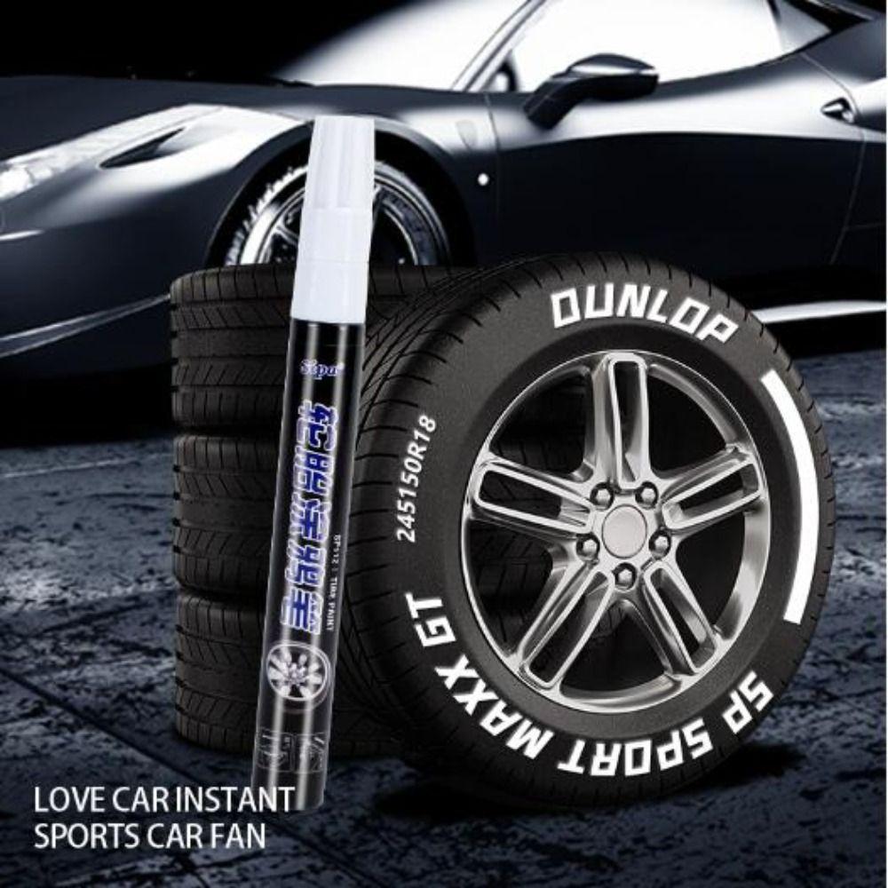 Strong Coverage Tire Marker for Rubber Meta Glass Car Tires Car Tire Graffiti Paint Pen