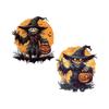 Halloween New Horror Pumpkin Black Skeleton Sticker Bedroom Living Room Background Holiday Decoration Wall Sticker