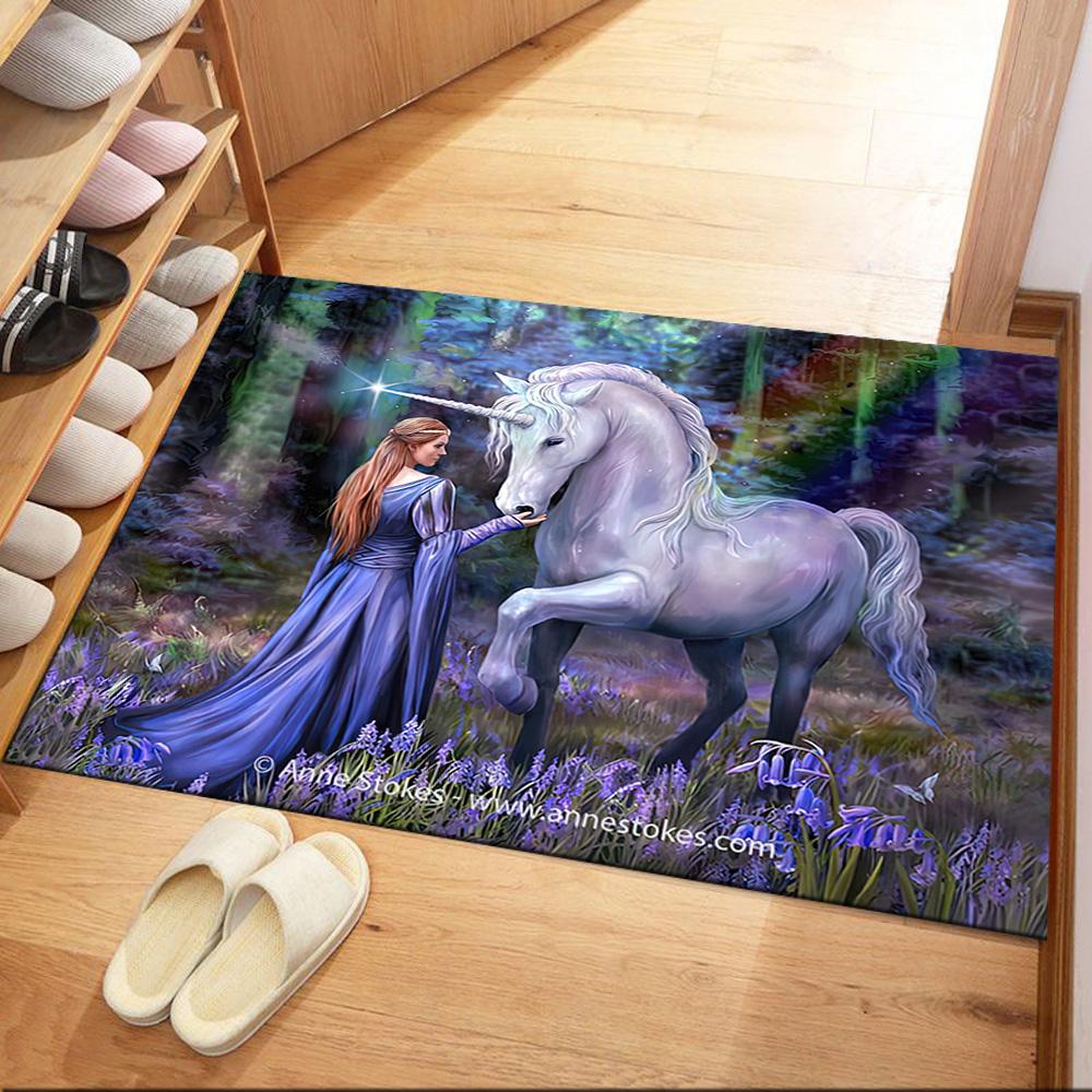 Gothic Style Area Rug Perfect for Decorate room Bedrooms Study room Dormitory Anti-slip Rug Office home decor Perfect Birthday/Christmas Gift Idea