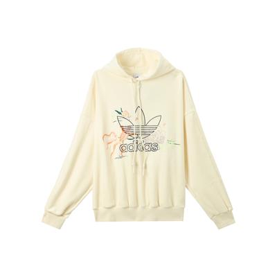 adidas Оригиналы X Angel Chen Collaboration вышитый логотип узор спортивная толстовка женские толстовки Off-White GM8743