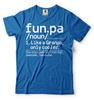 Мужская футболка Funpa Definition Смешные подарки для дедушки Дедушка Подарки Футболка