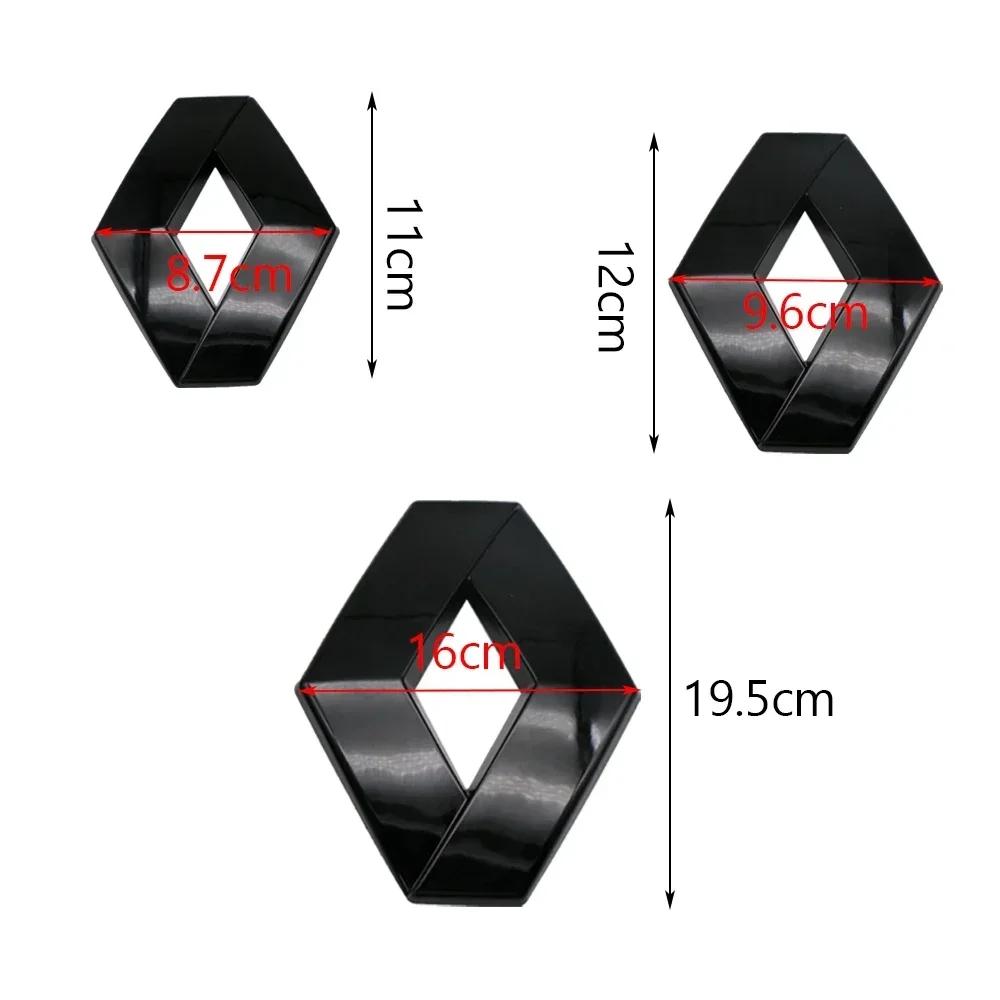 Колпаки на колеса для Renault Megane 2 3 4 Twingo Clio Talisman Captur Kwid Аксессуары Значок-эмблема на капот, переднюю, заднюю часть, багажник