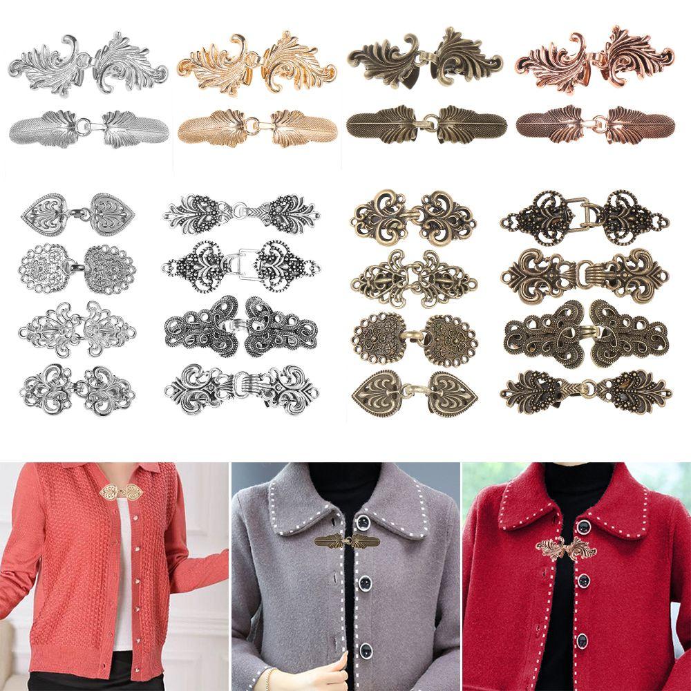 Trendy New Retro DIY Shawl Brooch Sweater Blouse Pin Clip Clasps Cardigan Clip
