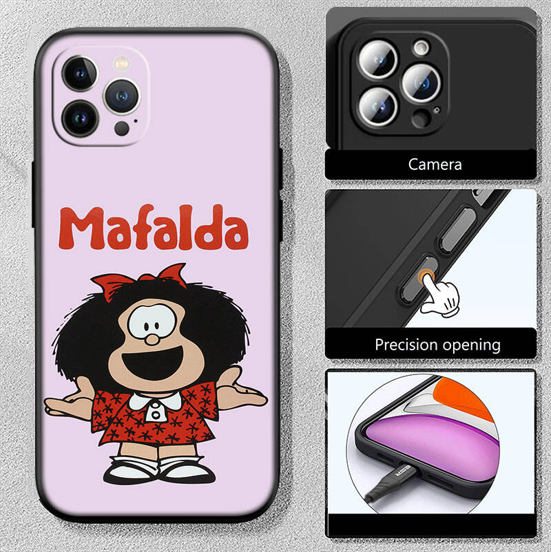 MH88 Чехол для телефона Mafalda для Samsung S20 S21 S22 S23 S24 FE Ultra Plus Lite S21S A55 A07 A17 F06 F16 M06 M16 M56 A36 A37 A57