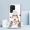 Рождественский Арт Девушки Кофе Чехол для Телефона Для Samsung Galaxy S24 S25 Edge S26 Ultra S22 S23 Plus S21 + S20 FE Мягкий ТПУ Задняя Крышка Ga