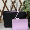 Large Capacity Dual-Side Reversible Shoulder Tote Bag Women Spacious Crossbody Shopper With Zippered Pockets Phone