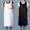 PU Leather Kitchen Apron Waterproof Cleaning Apron Durable Nail Art Cafe Workwear  Cleaning Tasks