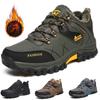 Мужская походная обувь, зимние уличные снежные хлопковые ботинки, водонепроницаемая кожаная спортивная треккинговая обувь, теплые плюшевые кроссовки для альпинизма, размер 39-47