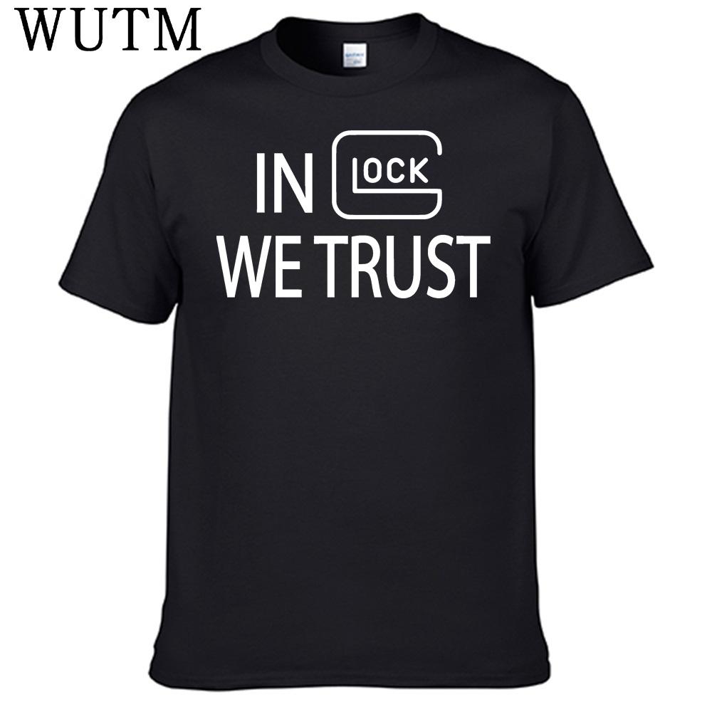 Футболка In Glock We Trust 100% Хлопок Мужская