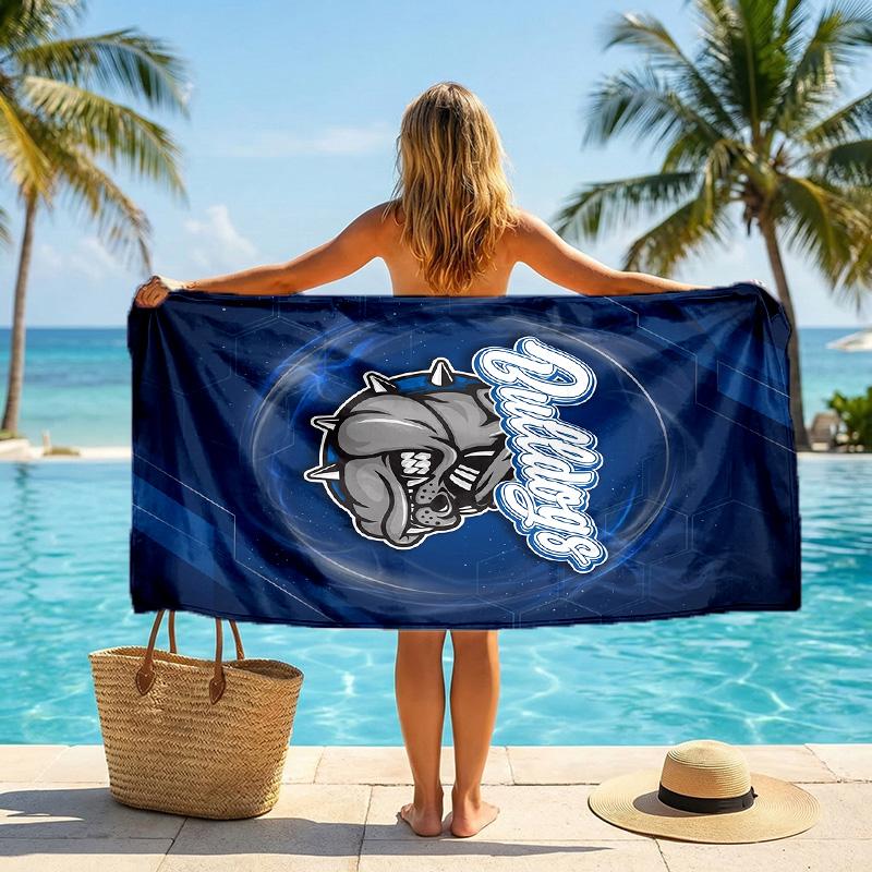 Canterbury-Bankstown Bulldogs Fashion Beach Towel Portable Soft Quick Dry Towel For Swimming Camping Holiday Use