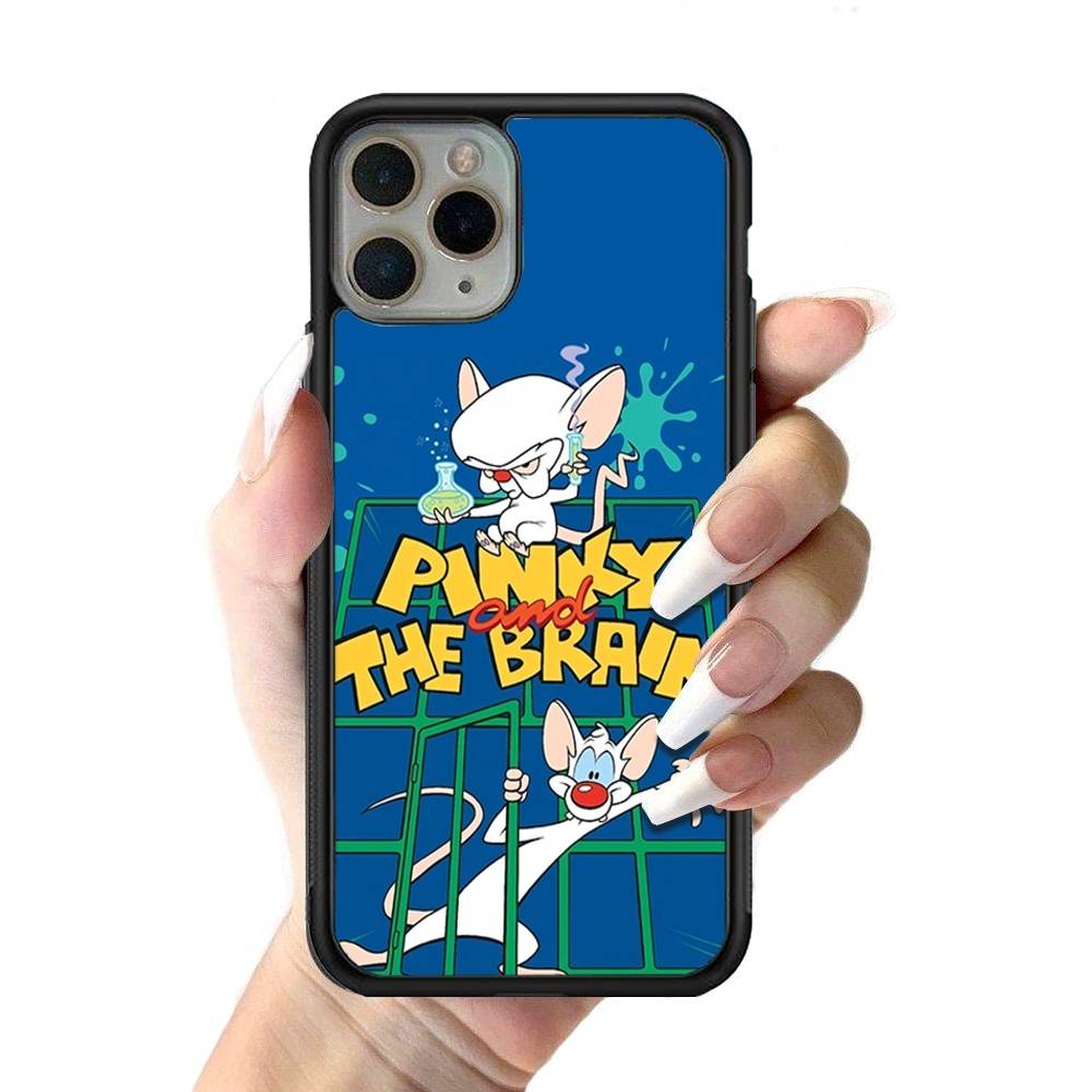 Чехол для телефона Розовый и Мозг Силиконовый PC+TPU Для iPhone 11 12 13 14 15 16 Plus Pro Max Чехол