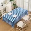Водонепроницаемая скатерть Nordic Checkered из ПЭВА - Маслостойкая, Не требует стирки, Современный коврик для пикника и вечеринки