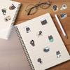 50Pcs Cartoon Cute Kitten Sticker Self-adhesive Graffiti Decal Funny Meme Sticker  Skateboard