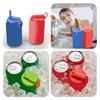 Beach Drink Cover Lid for Soda Cans Reusable Bpa-free Soda Covers for Standard Cans Tight Seal Lid Straw Cap Set for Outdoor