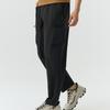 Skechers FW25 Влагоотводящие Прочные Повседневные Брюки Прямого Кроя Мужские Низ одежды Угольно-Черный L226M025-0018