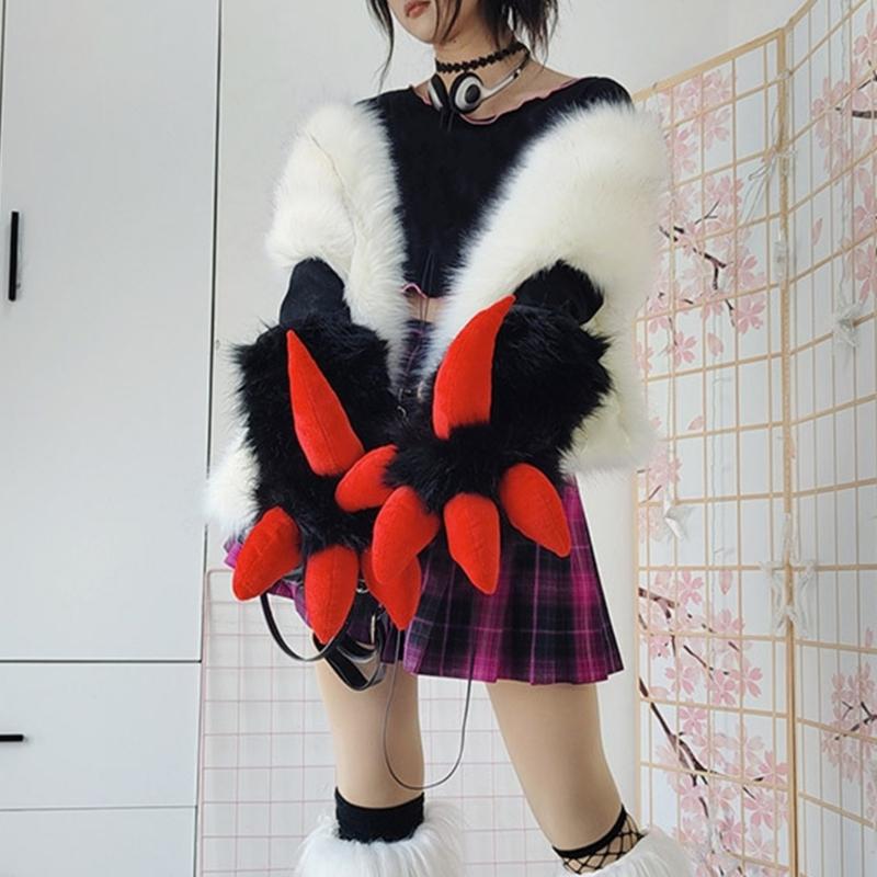 Большая лапа дракона ручной работы лапа животного перчатка дьявола темный фурсьют для маскарадов
