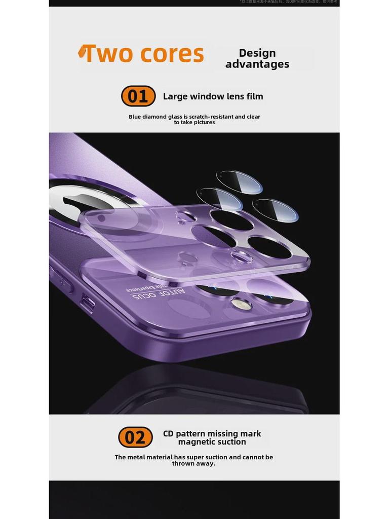 Магнитный матовый защитный чехол для iPhone 15, 14 и 13 Pro Max — защита от падений, большой дизайн с окном