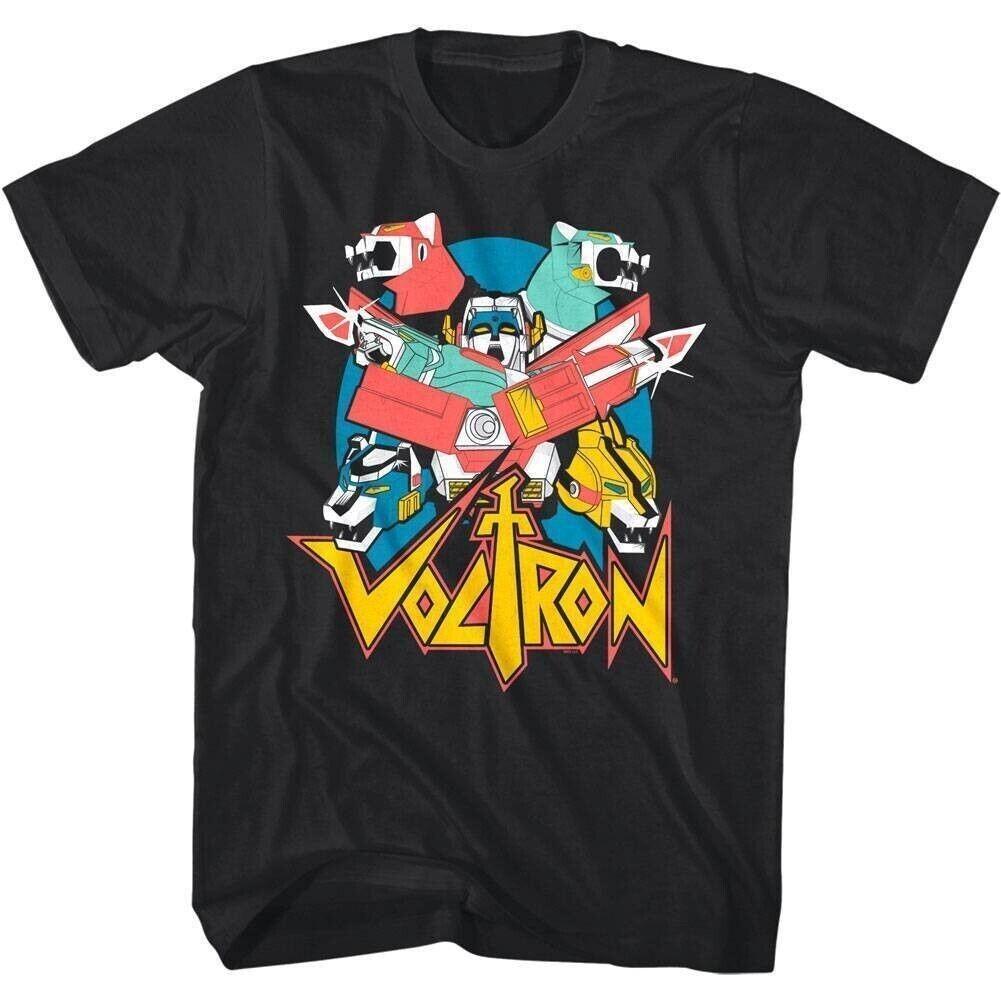 Voltron Retron 5 Lions Robot Men T Shirt