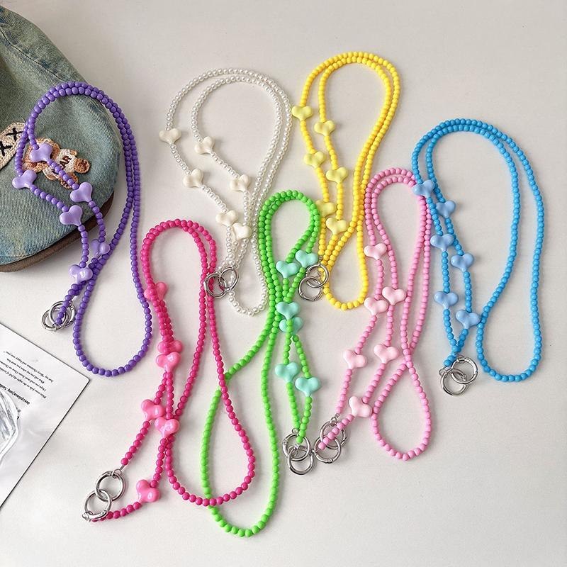 Длинная цепочка для телефона через плечо, подвеска для iPhone, Samsung, Huawei, Xiaomi, ремешок для смартфона, веревка, сумка, украшение, брелоки