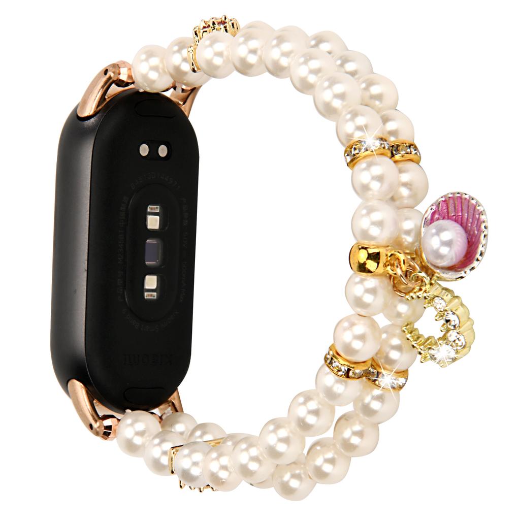 For Xiaomi Smart Band 9/8 Watch Strap Beaded Bracelet Wrist Band