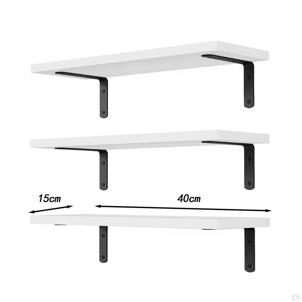 3 шт. настенные деревянные подвесные полки, универсальные, экономящие пространство, декоративные для