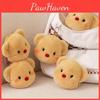 Plush Butter Bear Toy Keychain Coin Purse Headphone Bag Decorations Pendant