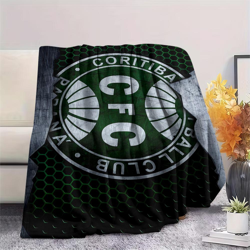 FootBall Club Print Flannel Blanket,High quality Comfortable for All Seasons,Home Decor,Warmth and Comfort,Perfect for Christmas Gifts