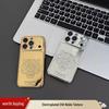 Магнитный держатель-зеркало для iPhone 17 Pro Max, Ударопрочный защитный чехол из стекла