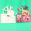 Kids Picture Frame DIY Kit White Embossed Material Mother's Day Gift For Children Safe And Creative