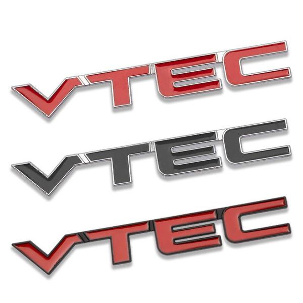 1PC Car 3D Metal i-VTEC VTEC Car Rear Trunk Body Emblem Badge Stickers For Hon/da CRV City Civic Hornet City Accord Insight Odyssey