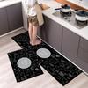 Kitchen Floor Bathroom Mat Anti-slip Laundry Room Mat Bedroom Carpet Living Room Floor Mat