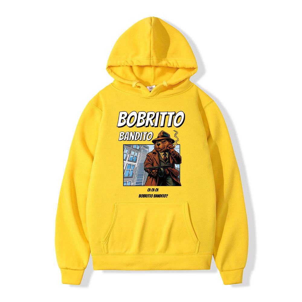 Смешная толстовка Bobrito Bandito Итальянский Мозголом Мужская Женская