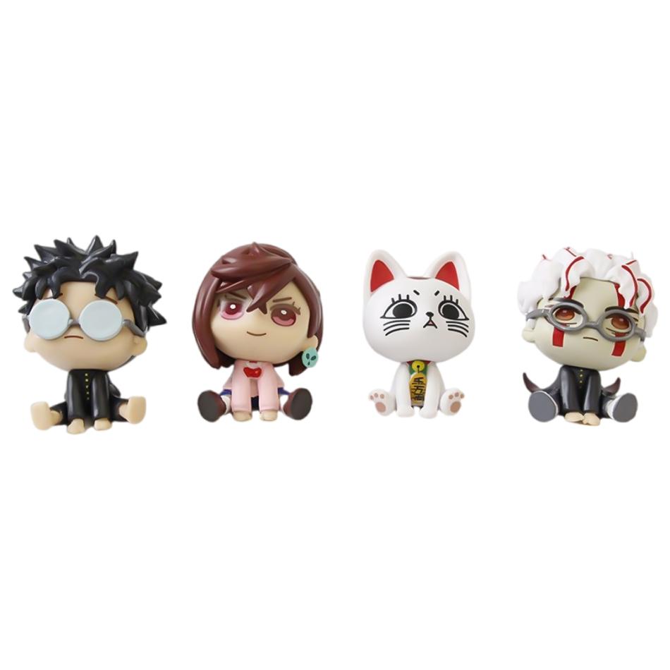 4pcs/set Anime Dandadan Ayase Momo Takakura Ken Highway Granny Action Model Pvc Toy Collection Desktop Accessories Gift