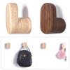 Wooden Coat Bag Rack Wall-mounted Decorative Hook Shower Hook Key Holder Door Hanger Robe Hook