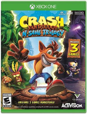 Crash Bandicoot Sane Trilogy Север Xbox One N. (Импорт Америки) -
