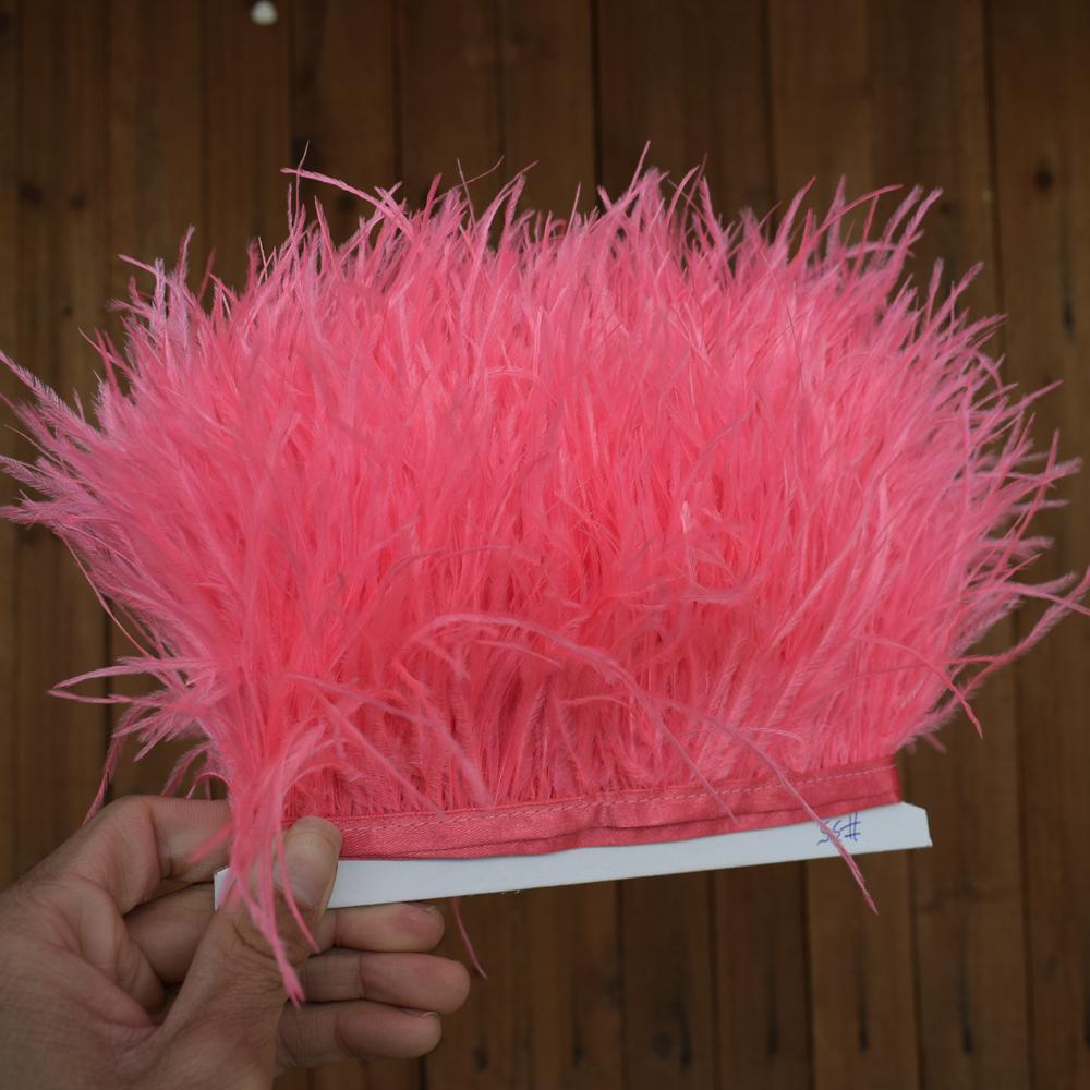 Перо2023 горячо! Пушистая и красивая отделочная ткань с перьями страуса, длина 5-10 м, боковая лента, ширина 8-10 см / Аксессуары для шитья DIY