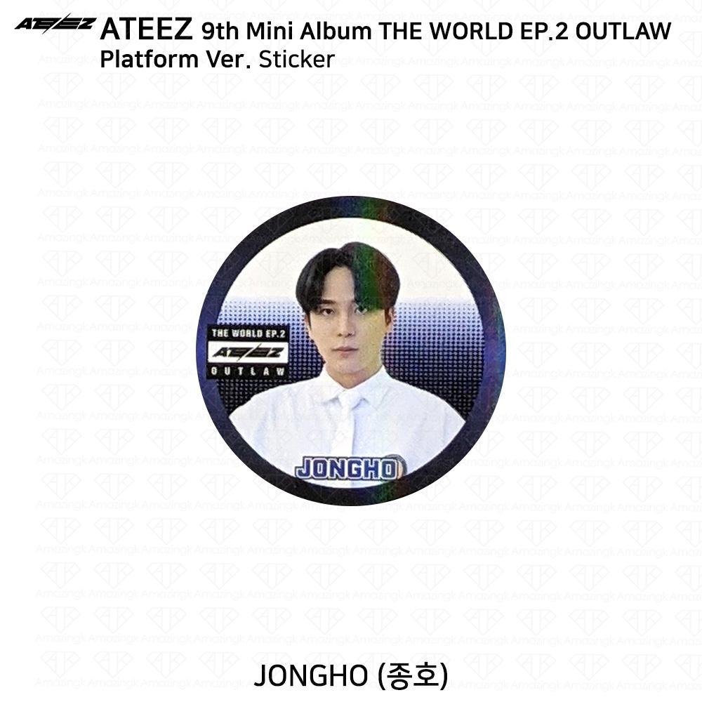 ATEEZ 9-й мини-альбом THE WORLD EP.2 OUTLAW Platform Ver QR Фотокарточка Изображение карты