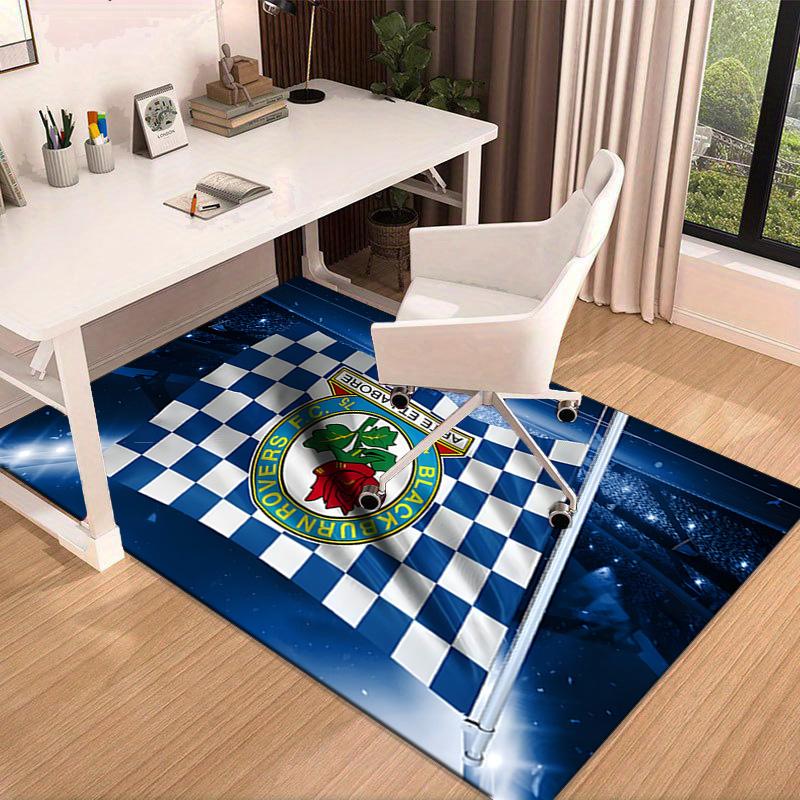 Blackburn Rovers Area Rug for Office, Chair Rug, Decorative Carpet Livingroom Mat, Large Size Fan gifts Christmas gifts