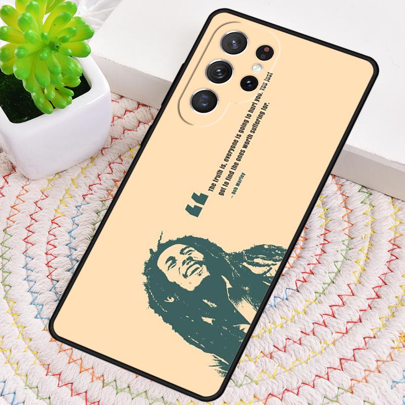 Чехол для телефона Bob Marley Quotes Rasta Reggae print для Samsung Galaxy note 10 pro S26 Ultra S23 S24 FE S25 S21 S22 PLUS
