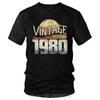 Born On 1980 December T Shirt Men Short Sleeve Cotton T-shirts 41st Birthday 41Years Old Tees Top Fashion Tshirt Gift Idea