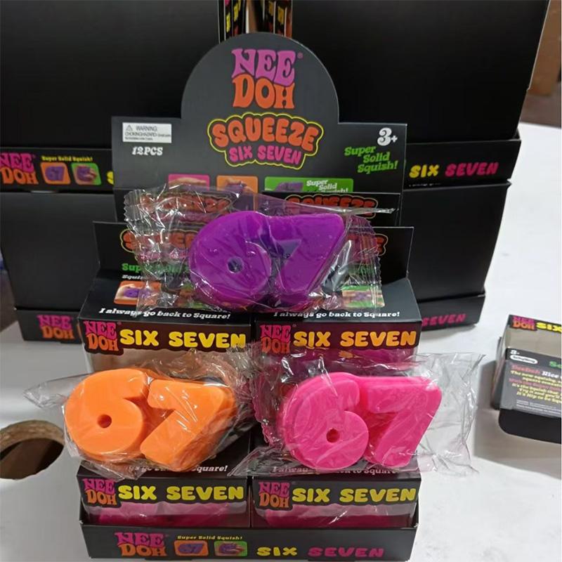 @ Hot 67!! 67 Sensory Anti-Stress Block Soft Squishy Stress Relief Fidget Toy Ideal Souvenir Gift