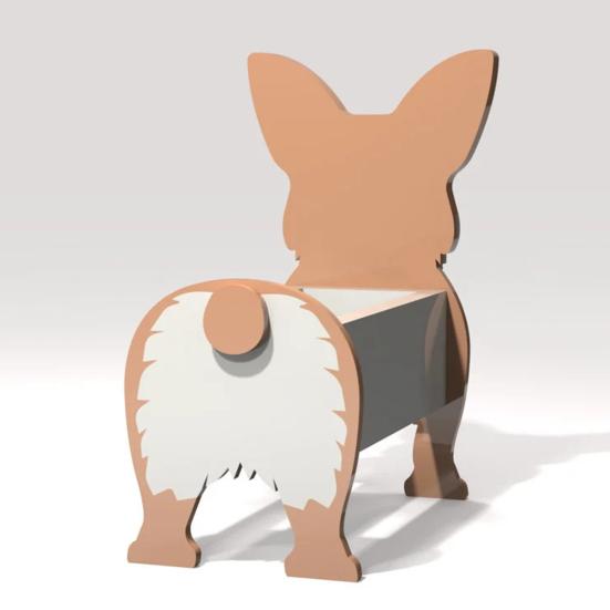 Цветочный горшок, очаровательный горшок в форме собаки, универсальный держатель для растений для сада, дома, уличные украшения