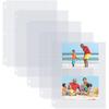 Better Office Products Heavyweight 4 x 6 Inch Diamond Clear 3 Ring Binder Page Refills - 100 Total Photos, Each 2-Pocket Sheet Holds Up to 4 Photos